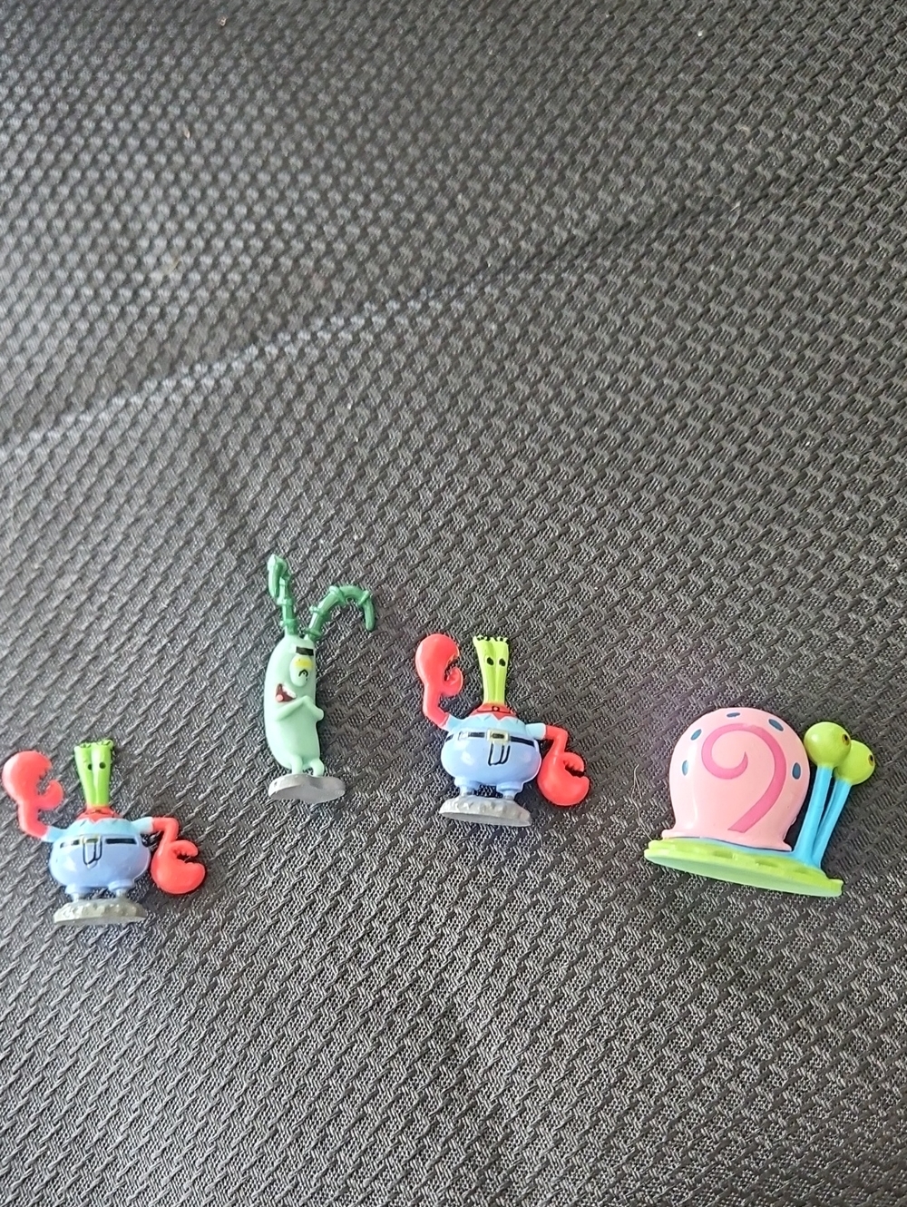 SpongeBob Squarepants Mini Character Set - Pink, Green, Blue, Red